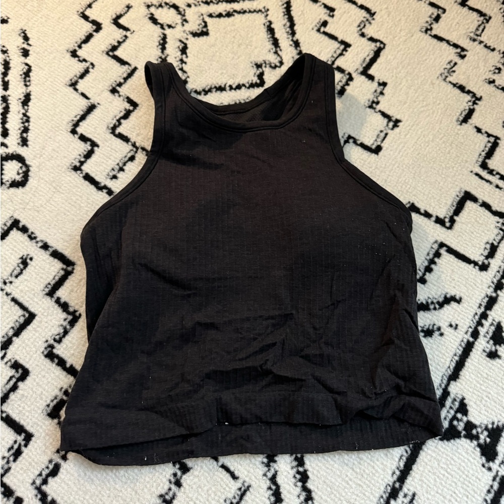 Lululemon Ebb to Street High Neck Crop Tank